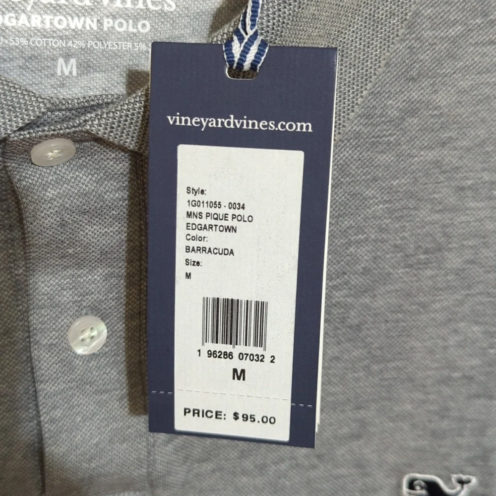 NWT Vineyard Vines Edgartown Pique Polo - Picture 8 of 10